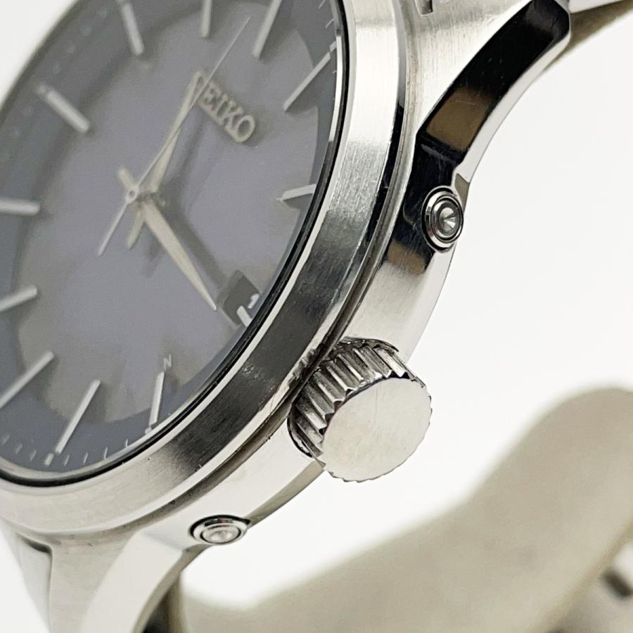 SEIKO ソーラー 電波 腕時計 7B24-0BJ0 ネイビー文字盤 SEIKO セイコー 電波ソーラー 腕時計 7B24 日本製 ブルー文字盤