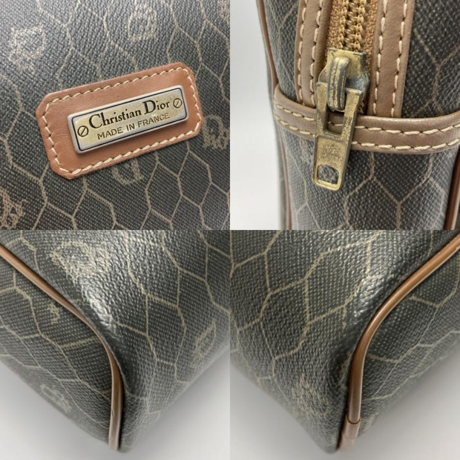 Christian Dior クリスチャンディオール ハニカム柄 クラッチバッグ 
