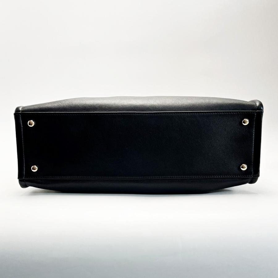 CHANEL（シャネル） ココマーク ブラック チェーントートバッグ カーフ 