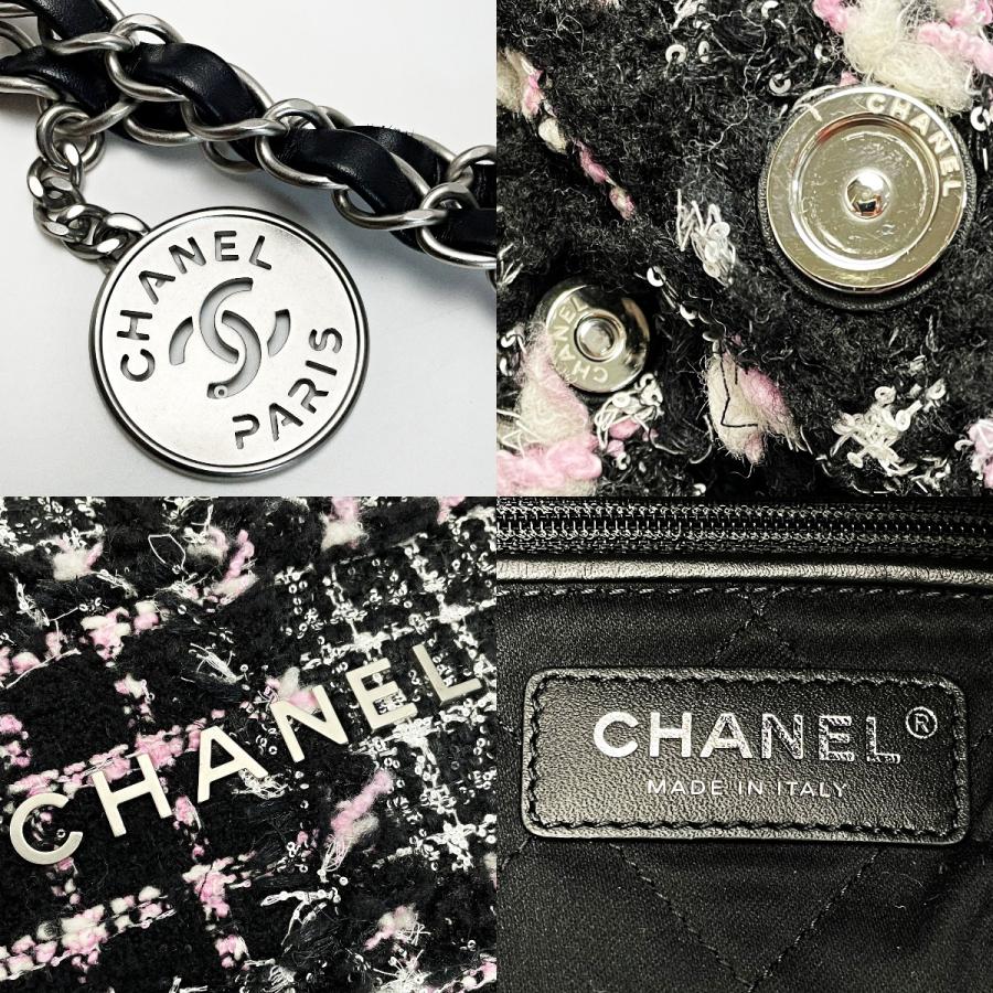 CHANEL（シャネル） シャネル22 AS3260 ブラック×ピンク ショルダー