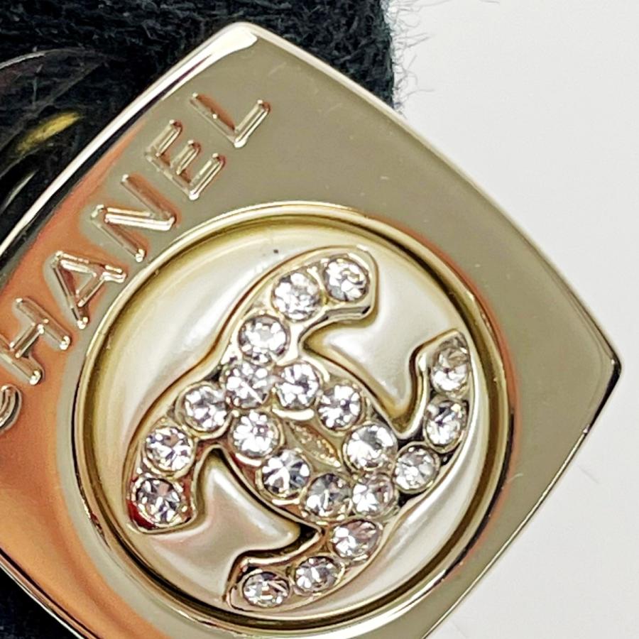 CHANEL パール ロゴ ピアス CHANEL シャネル ココマーク ABA746 シャンパンゴールド ピアス
