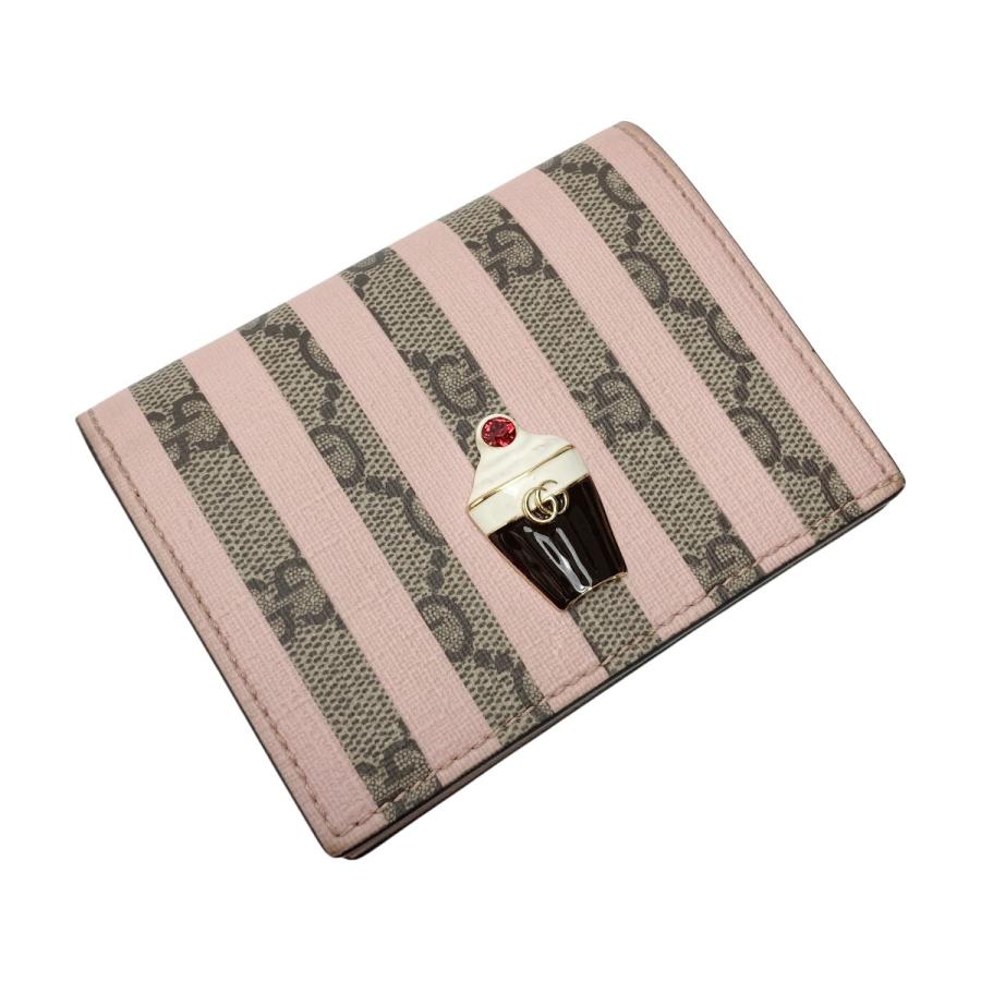 グッチ GUCCI 財布 二つ折り財布 GGスプリームキャンバスピンクフラワー 楽天市場】【未使用品】【財布】GUCCI グッチ GGブルームス GG