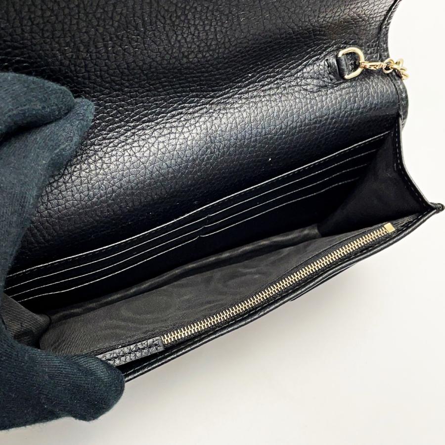 GUCCI（グッチ） SOHO 598211 ブラック ショルダーバッグ インター