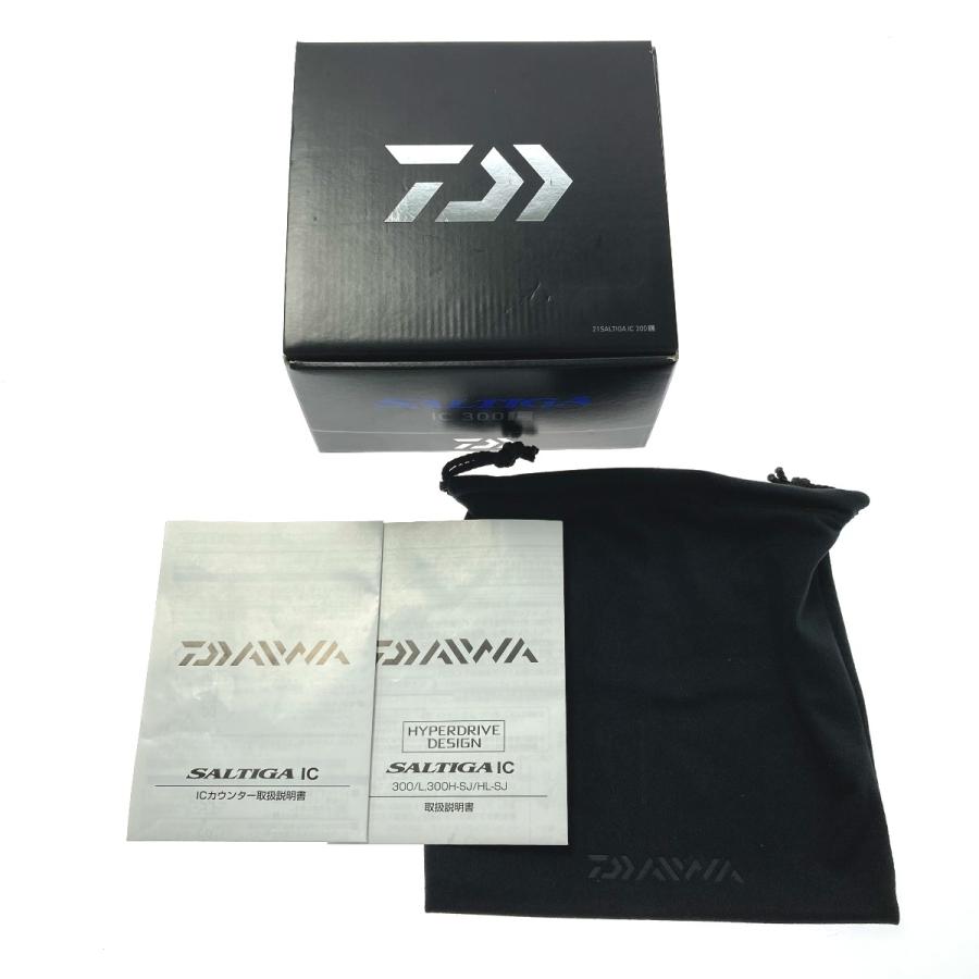 DAIWA ダイワ 21 ソルティガ IC 300L 左 00631505 ベイトリール 箱付き