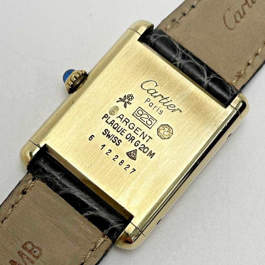 Cartier カルティエ マストタンク ヴェルメイユ SV925+G20M Cartier カルティエ マストタンク ヴェルメイユ SV925+G20M