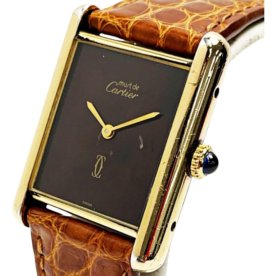Cartier カルティエ マストタンク ヴェルメイユ SV925+G20M Cartier カルティエ マストタンク ヴェルメイユ SV925+G20M