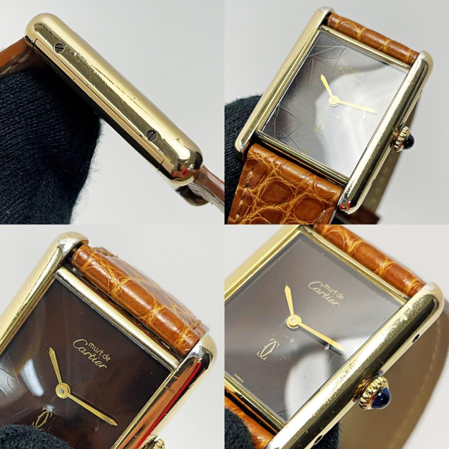 Cartier カルティエ マストタンク ヴェルメイユ SV925+G20M Cartier カルティエ マストタンク ヴェルメイユ SV925+G20M