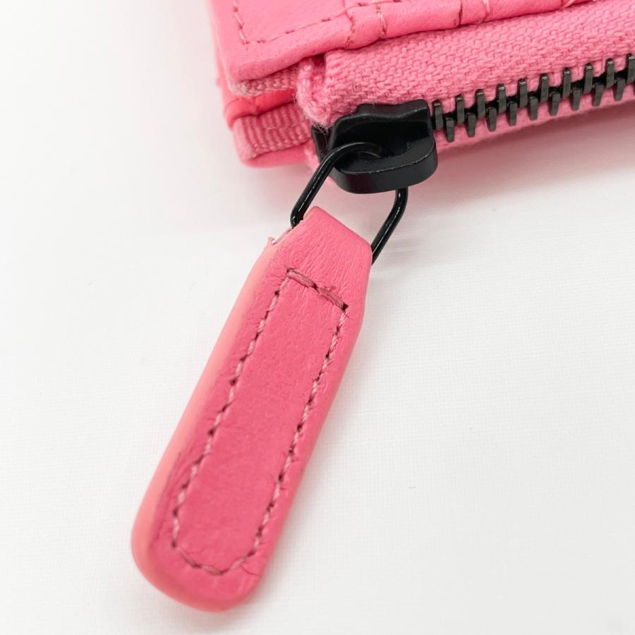 CHANEL シャネル 財布 マトラッセ フラグメントケース ショッキングピンク x ブラック CHANEL（シャネル） 財布 マトラッセ フラグメントコインケース