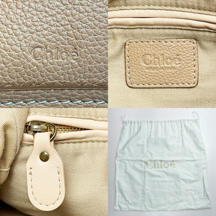 Chloe（クロエ） パラティ ベージュ 2WAYバッグ レザー レディース 