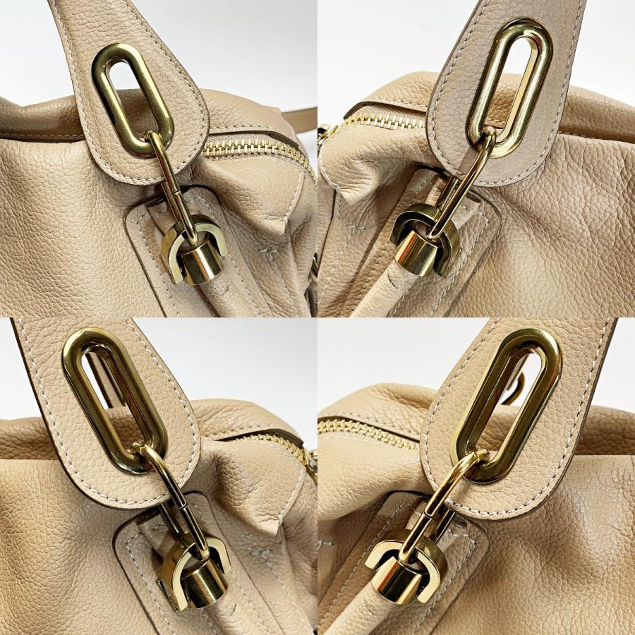 Chloe（クロエ） パラティ ベージュ 2WAYバッグ レザー レディース 