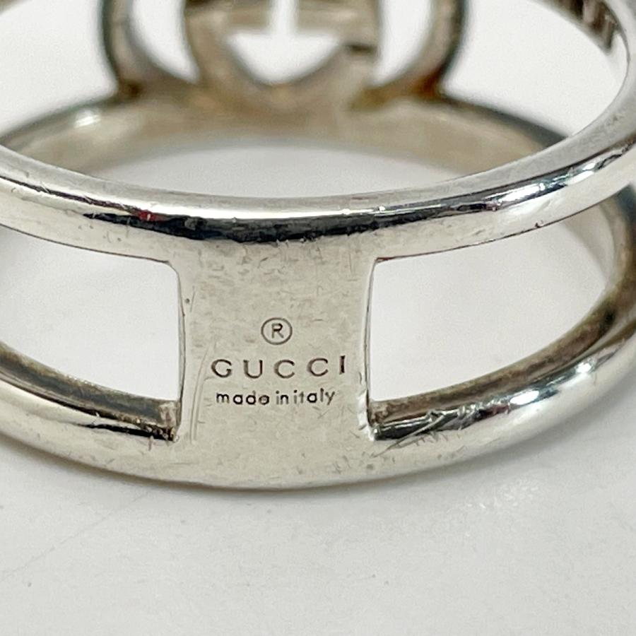 GUCCI（グッチ） インターロッキング GGリング SV925 シルバー 21号 