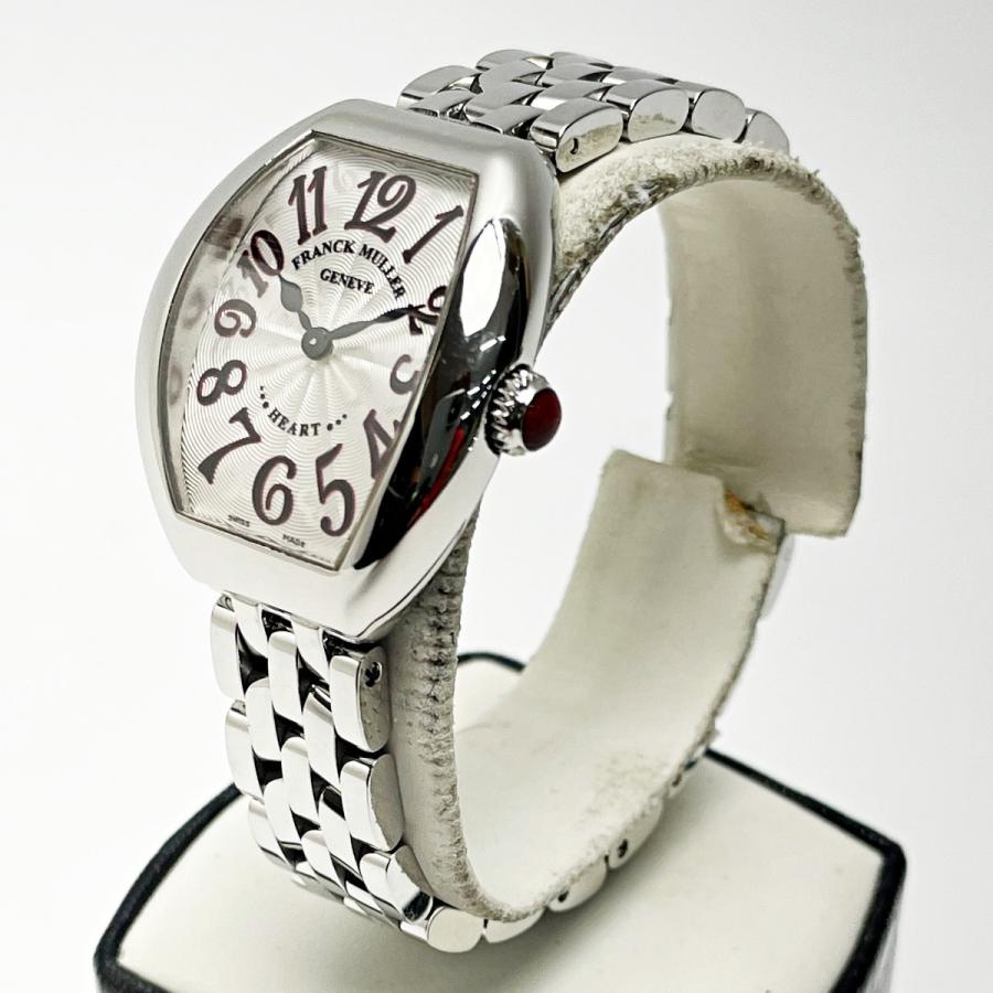☆☆FRANCK MULLER Heart to Heart ACIER 5002SQZJA AC シルバー クォーツ 腕時計 箱・保証書有 1017004158001-6.jpg