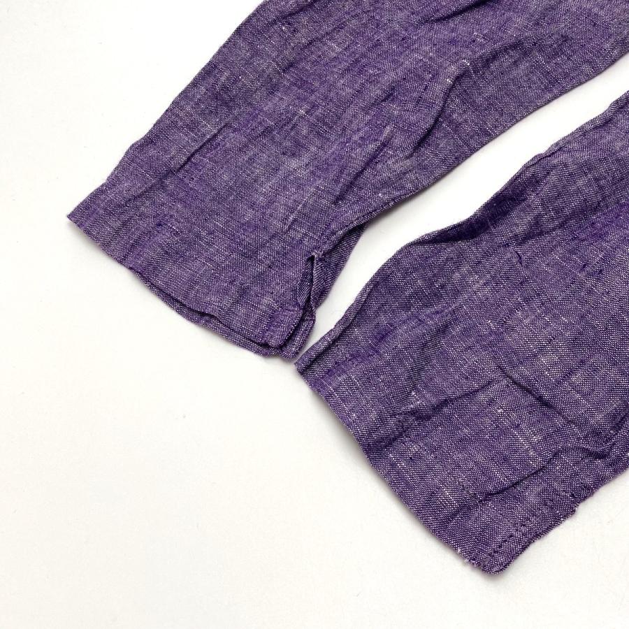 ☆☆fog linen work リネンシャツ サイズ 不明 レディース パープル fog linen work リネンシャツ サイズ 不明 レディース パープル やや傷