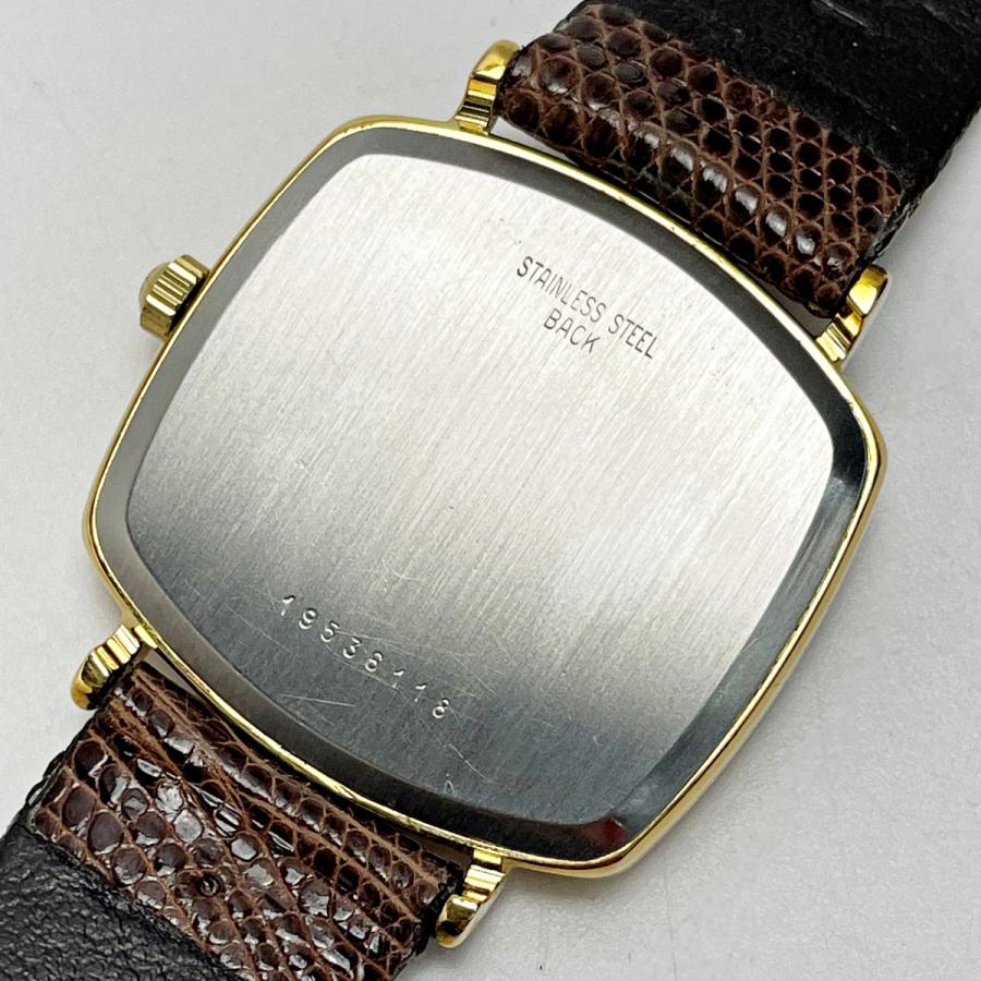 LONGINES（ロンジン） クォーツ 950-6099 ゴールド レザー スクエア
