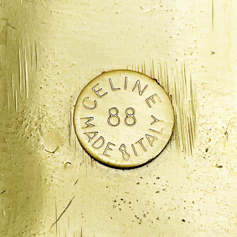 CELINE（セリーヌ） ブローチ 88 ゴールド マカダム トリオンフ GP
