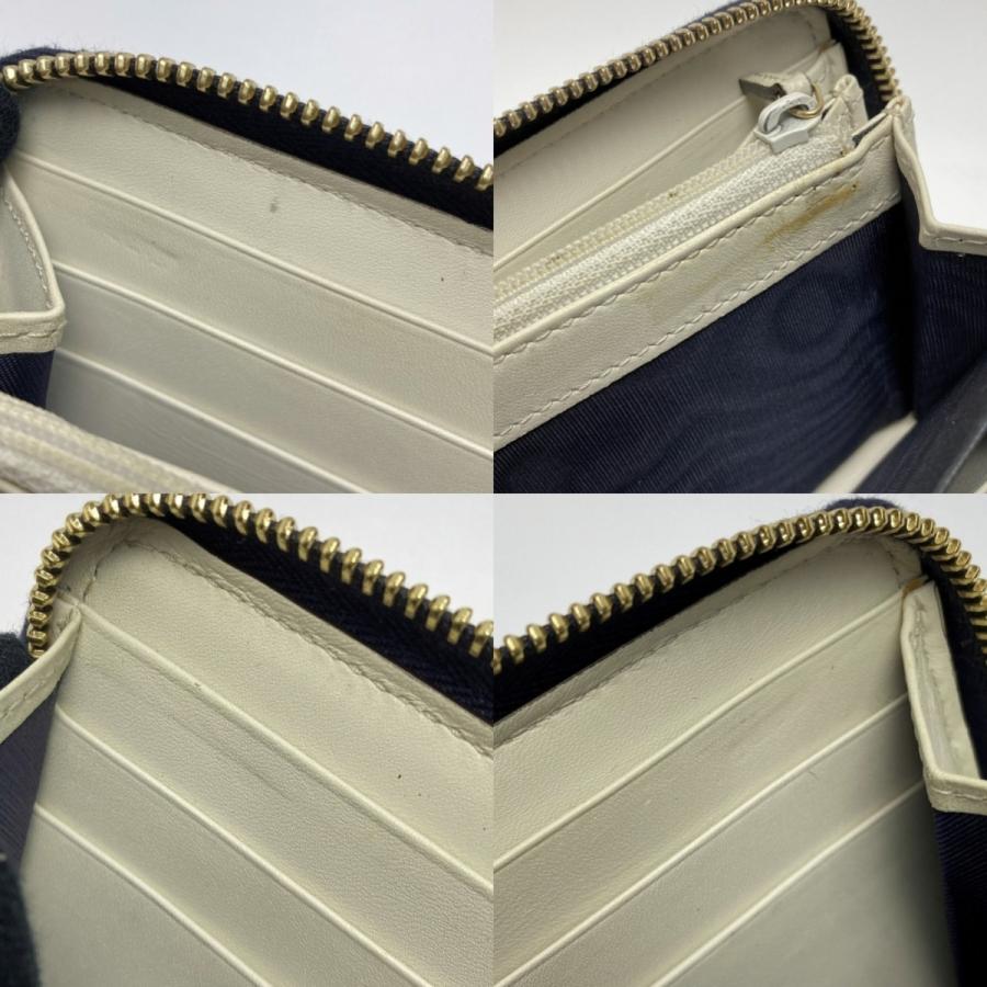 GUCCI グッチ GGスプリーム ラウンドファスナー財布 410102 ベージュ 