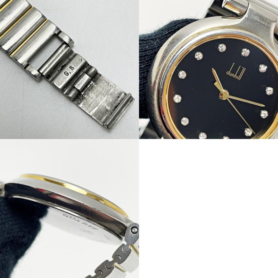 Dunhill 12Pダイヤ ラウンド シルバー メンズ　腕時計　難あり dunhill（ダンヒル） ミレニアム 12Pダイヤ シルバー×ゴールド