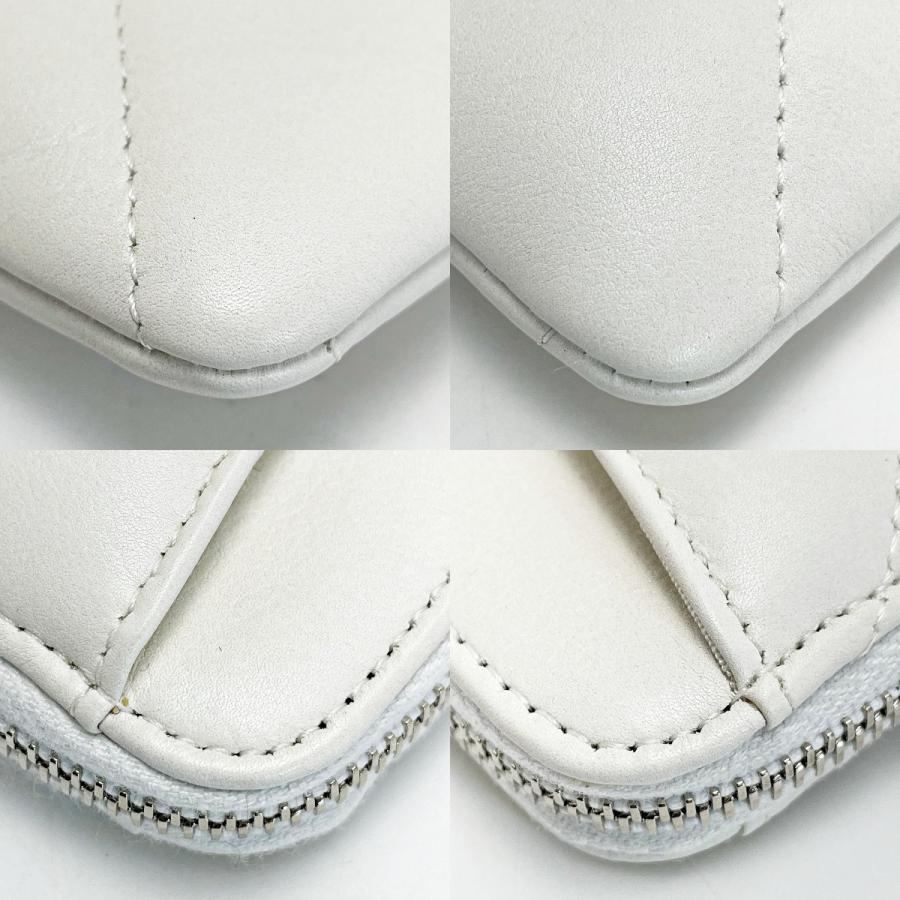 CHANEL（シャネル） マトラッセ AP2086 ホワイト ジップコインパース 