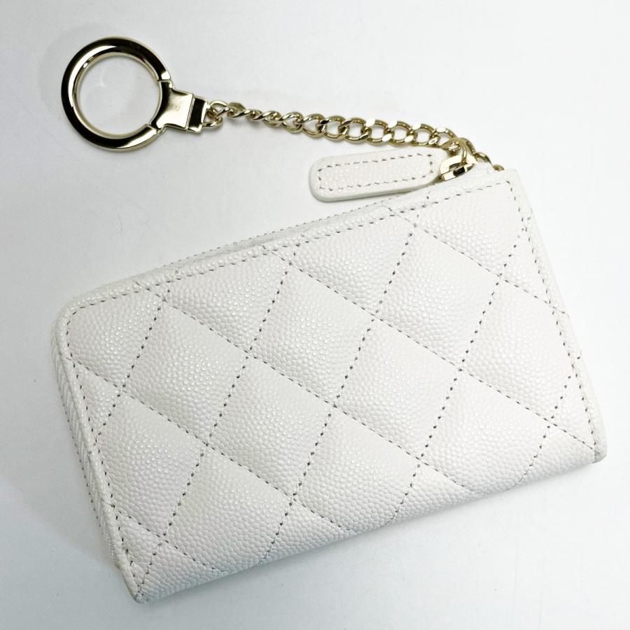 CHANEL（シャネル） マトラッセ AP0221 ホワイト ココマーク コイン 