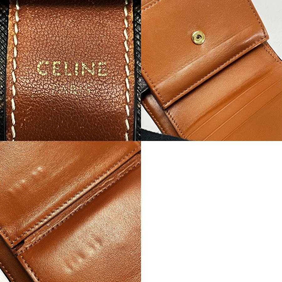 CELINE セリーヌ トリオンフ ブラウン 3つ折り財布 レディース CELINE セリーヌ トリオンフ ブラウン 3つ折り財布 レディース
