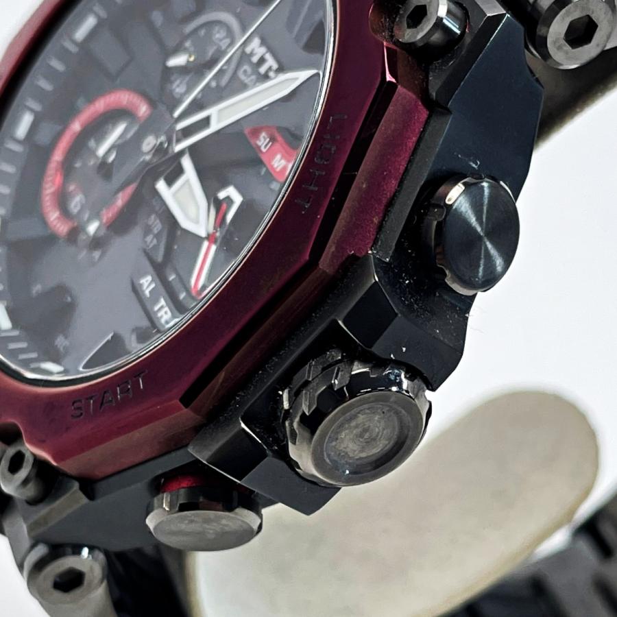☆☆ CASIO カシオ G-SHOCK MT-G MTG-B2000BD-1A4JF ブラック×パープル 電波ソーラー メンズ 腕時計 箱有 やや傷や汚れありの画像