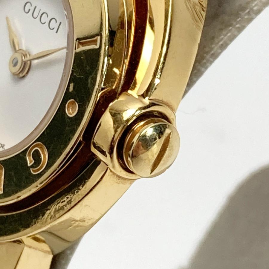 GUCCI グッチ ターンフェイスレディース ウォッチ リバーシブルバングル GUCCI（グッチ） ターンフェイス リバーシブル バングルウォッチ 6600R
