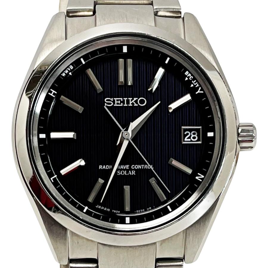 SEIKO セイコー ブライツ SAGZ083 シルバー×ブラック 電波 SEIKO セイコー ブライツ SAGZ083 シルバー×ブラック 電波