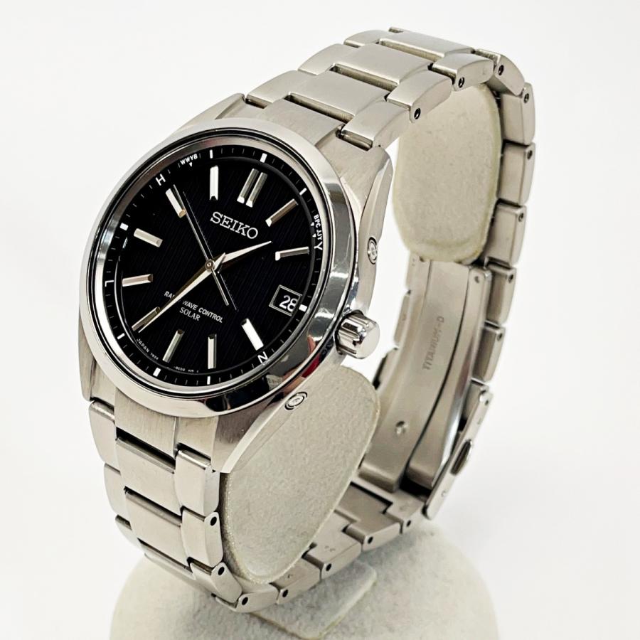 SEIKO セイコー ブライツ SAGZ083 シルバー×ブラック 電波 SEIKO セイコー ブライツ SAGZ083 シルバー×ブラック 電波