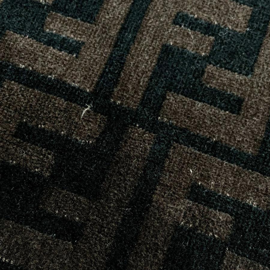 未使用 FENDI フェンディ シングル タオルケット ブランケット 寝具 FENDI（フェンディ） ブランケット ビーチタオル ブラウン 96×176cm