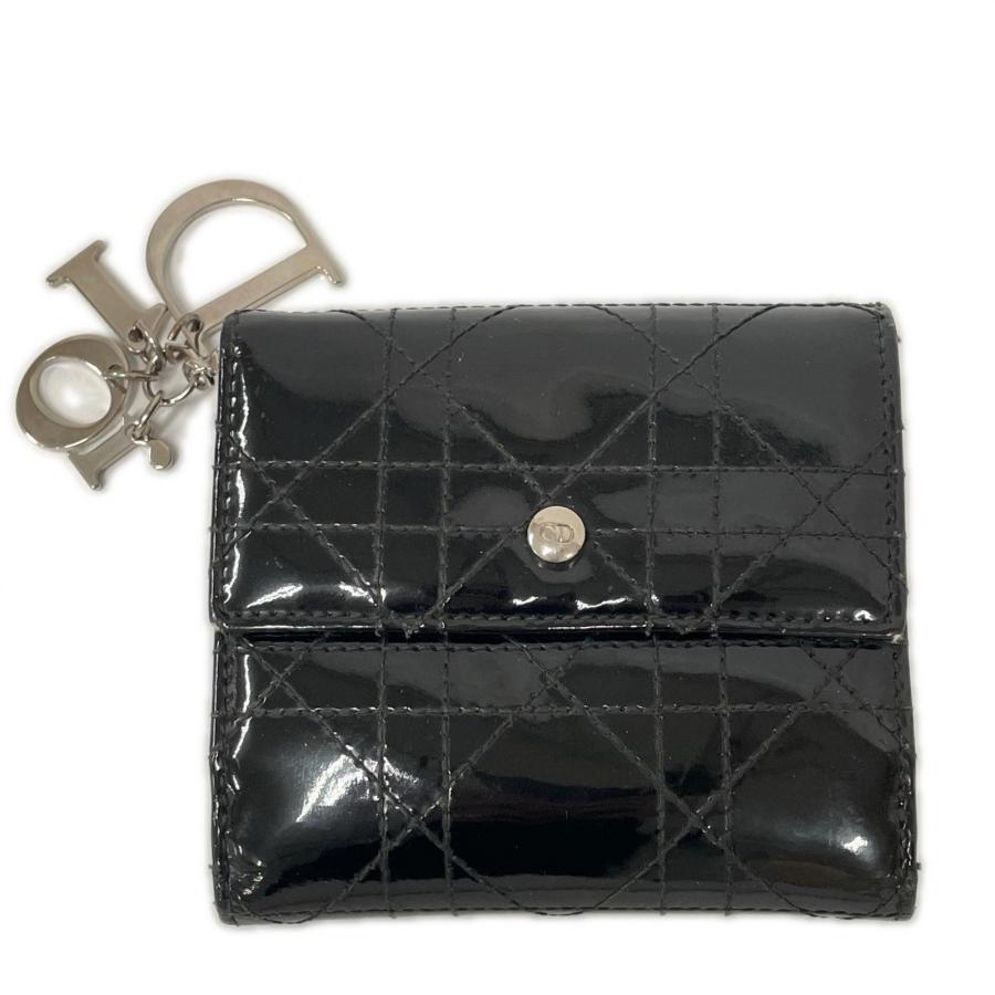 Christian Dior クリスチャンディオール 三つ折り財布 レディース 