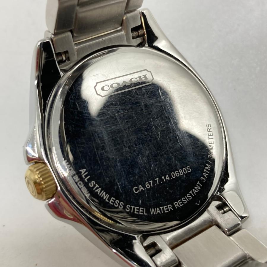 COACH ◎◎ コーチ シェル文字盤 レディース クォーツ 腕時計 CA.67.7  