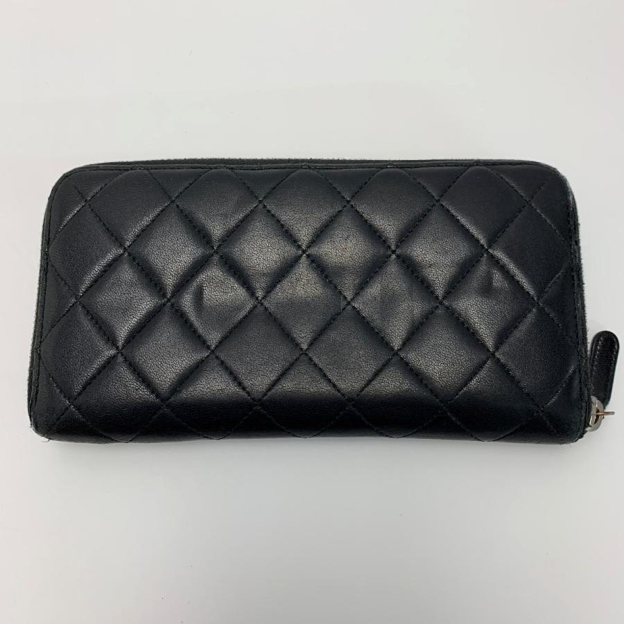 ☆☆CHANEL シャネル マトラッセ ラムレザー A50097 ブラック ラウンドファスナー財布 レディース CHANEL（シャネル） マトラッセ ラムレザー A50097 ブラック ラウンド