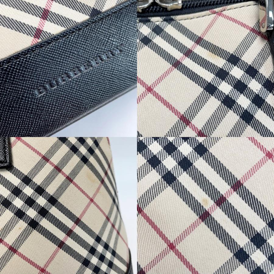 BURBERRY（バーバリー） キャンバス×レザー ノバチェック ハンドバッグ