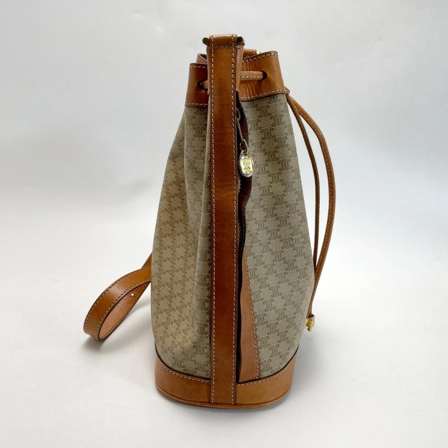 CELINE セリーヌ マカダム柄 M90 巾着ショルダー レディース CELINE セリーヌ マカダム柄 M90 巾着ショルダー レディース