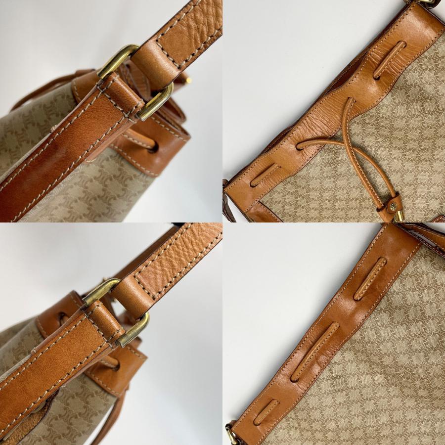 CELINE セリーヌ マカダム柄 M90 巾着ショルダー レディース CELINE セリーヌ マカダム柄 M90 巾着ショルダー レディース