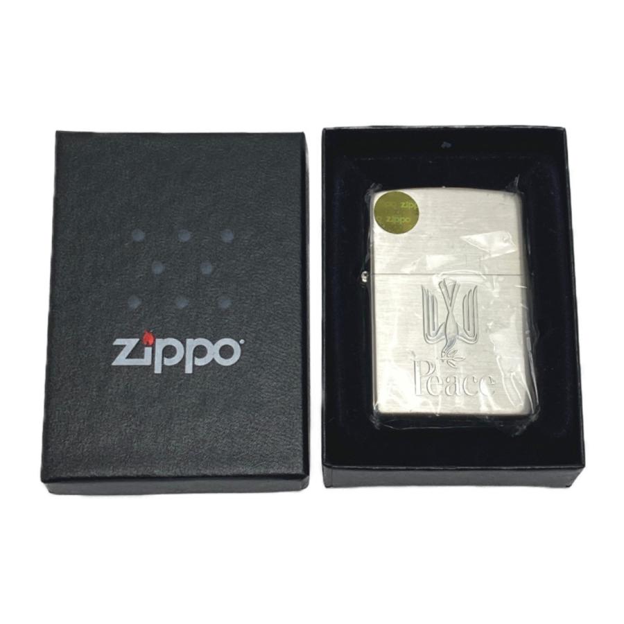 ZIPPO ジッポー ライター 2011年製 Peace ピース 当選品 箱有 やや傷や