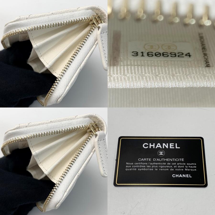 シャネル CHANEL 財布 ファスナー ココマーク 白 ホワイト 180282_1.jpg