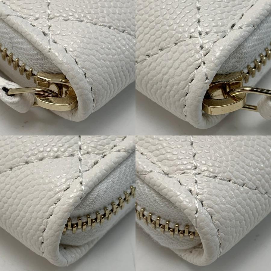 CHANEL（シャネル） ココマーク キャビアスキン クラシック ジップ