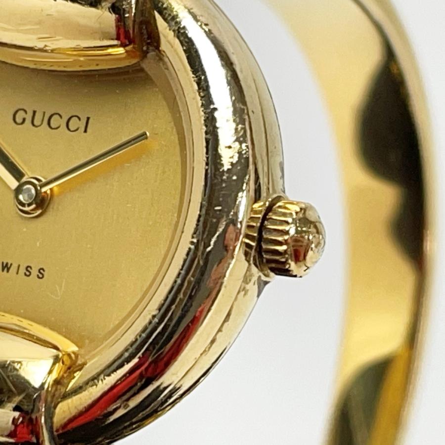 GUCCI（グッチ） バングル時計 クオーツ ゴールド文字盤 1400L