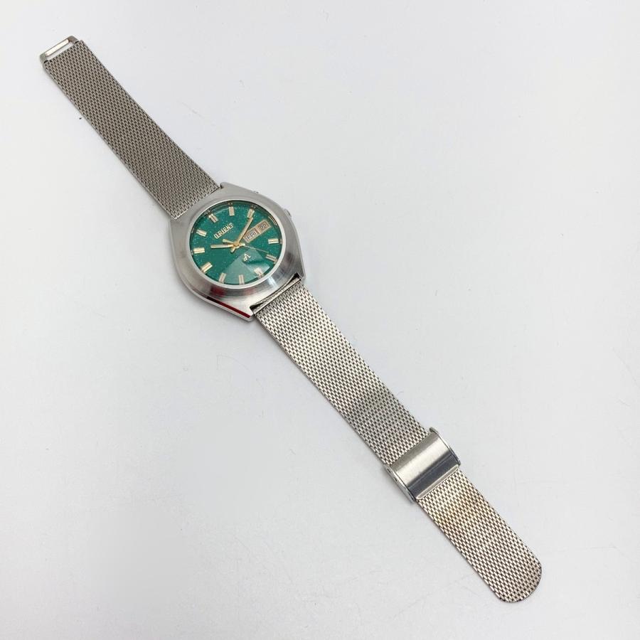 ORIENT クロノエース21j自動巻き時計 グリーン