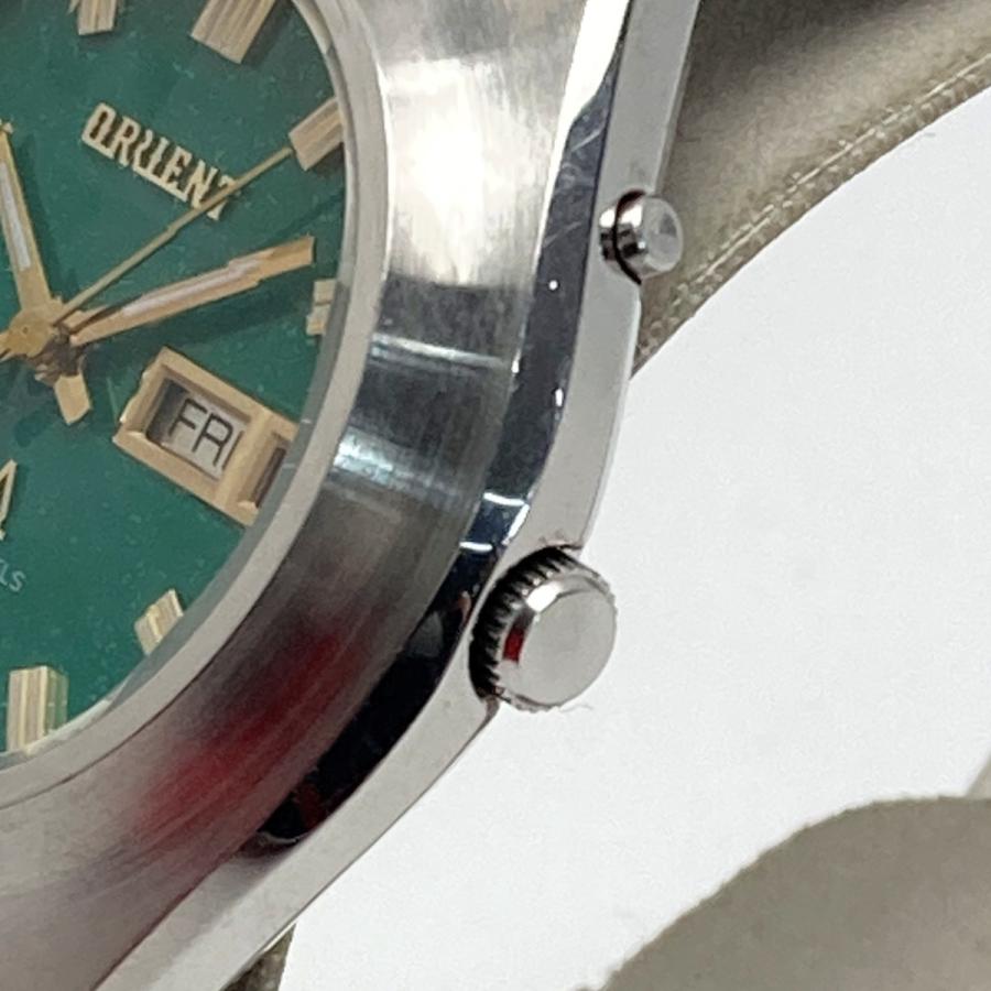 ORIENT（オリエント） クロノエース デイデイト 23石 カットガラス