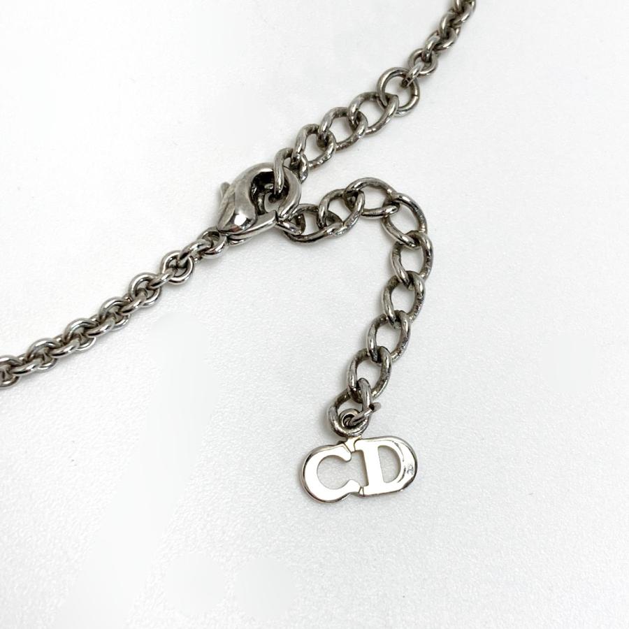dior ネックレス シルバー ロゴ Christian Dior ディオール ロゴ 
