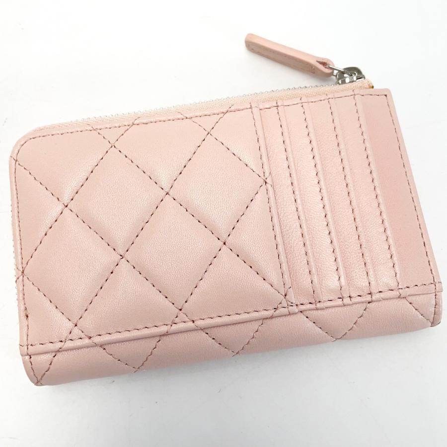 CHANEL（シャネル） マトラッセ カードケース AP3630 ライトピンク