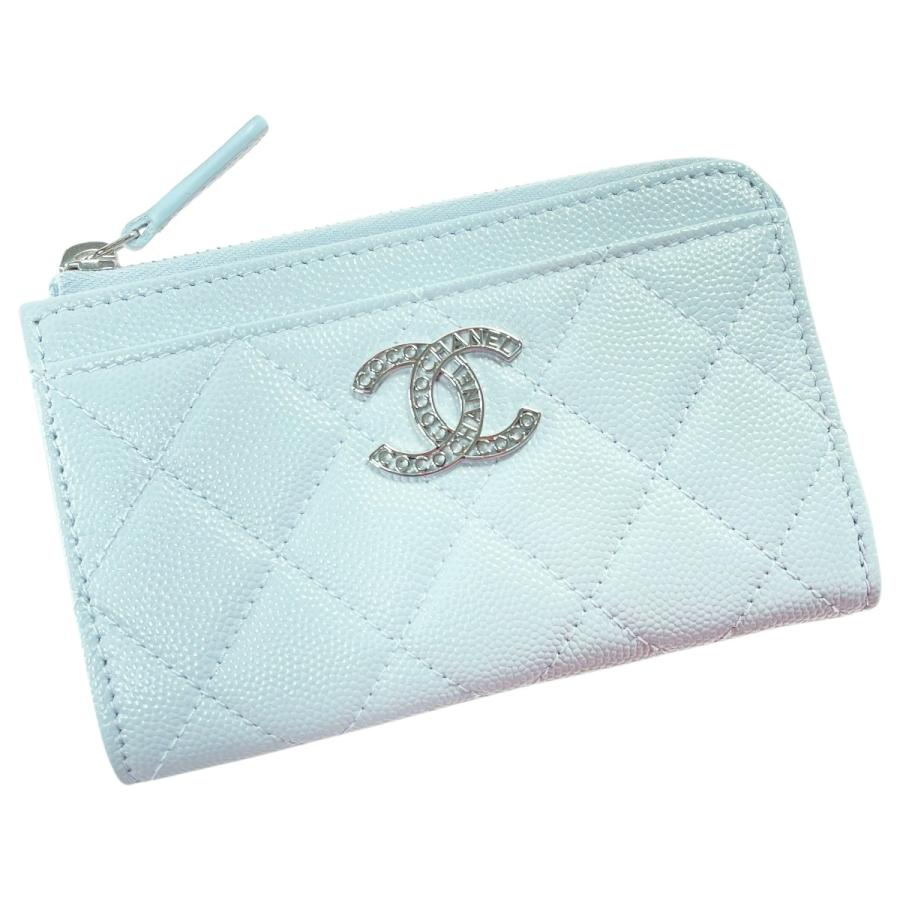 CHANEL（シャネル） マトラッセ カードケース AP3836 ライトブルー