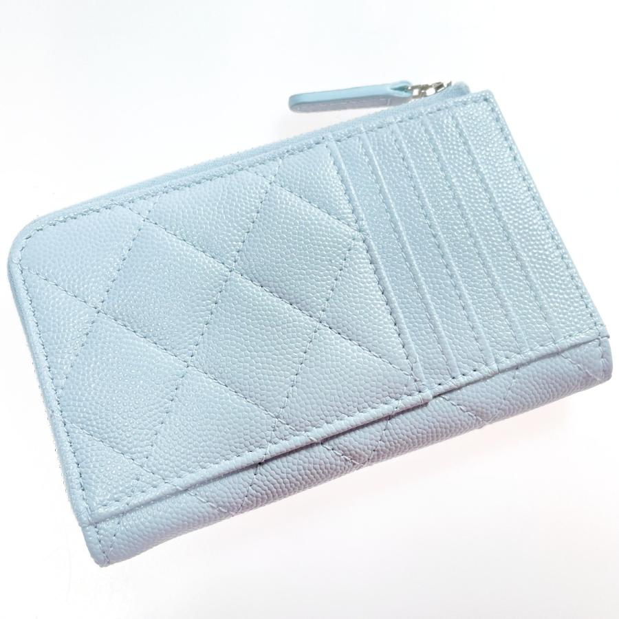 CHANEL（シャネル） マトラッセ カードケース AP3836 ライトブルー