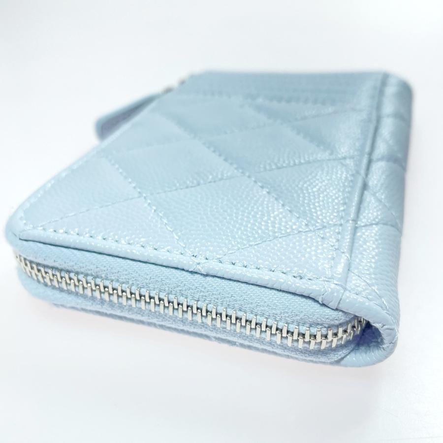 CHANEL（シャネル） マトラッセ カードケース AP3836 ライトブルー
