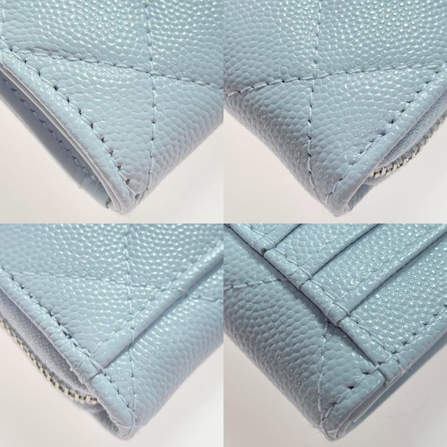 CHANEL（シャネル） マトラッセ カードケース AP3836 ライトブルー