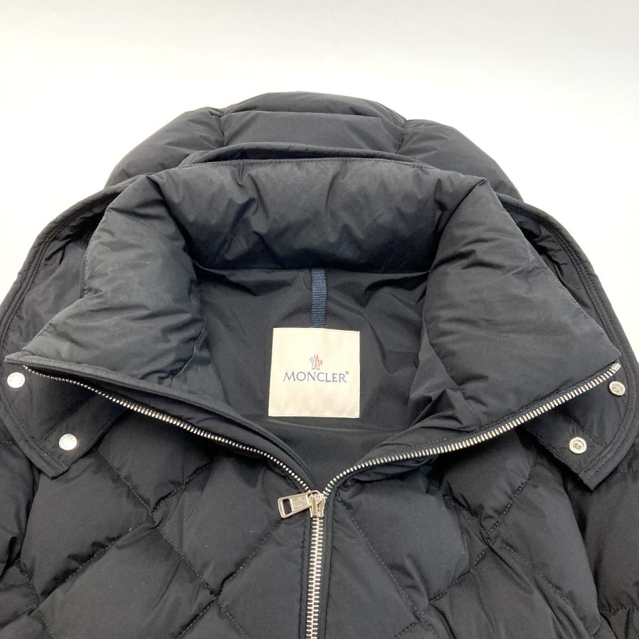 ☆☆ MONCLER モンクレール ダウンジャケット H20911A00220 C0142 ブラック サイズ 1 メンズ やや傷や汚れありの画像