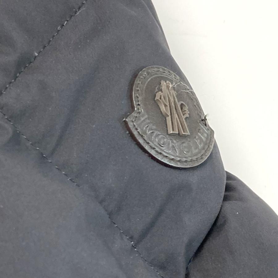 ☆☆ MONCLER モンクレール ダウンジャケット H20911A00220 C0142 ブラック サイズ 1 メンズ やや傷や汚れありの画像
