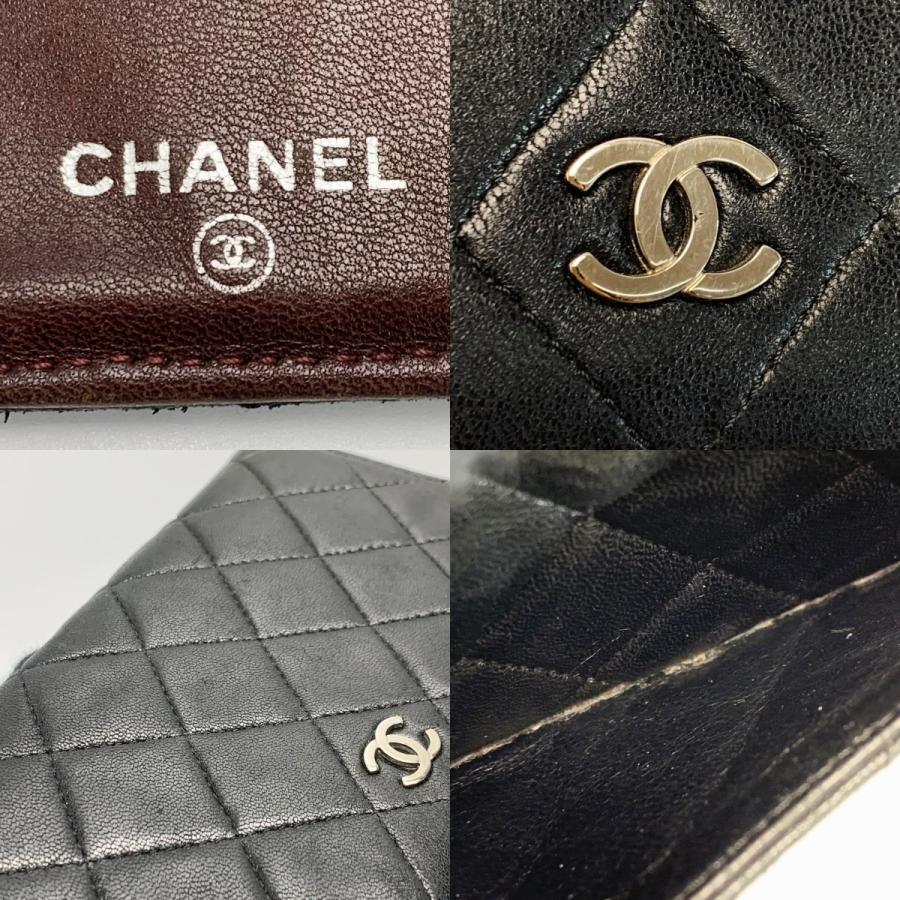 ☆☆CHANEL シャネル マトラッセ タイムレスクラシック SV金具 A31509 ブラック 2つ折り長財布 CHANEL（シャネル） マトラッセ タイムレスクラシック SV金具 A31509